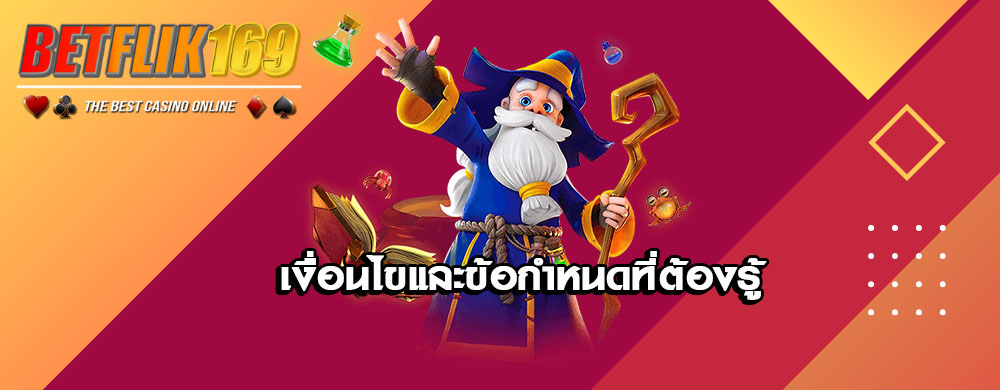 เงื่อนไขและข้อกำหนดที่ต้องรู้